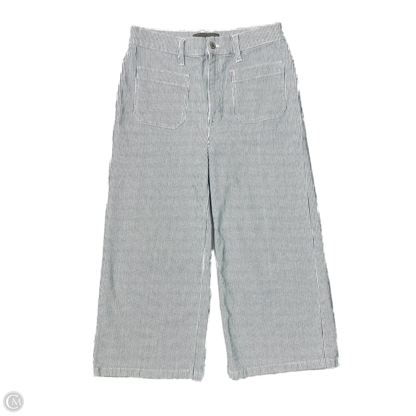 Pants Wide Leg By J. Crew In Striped Pattern, Size: 8