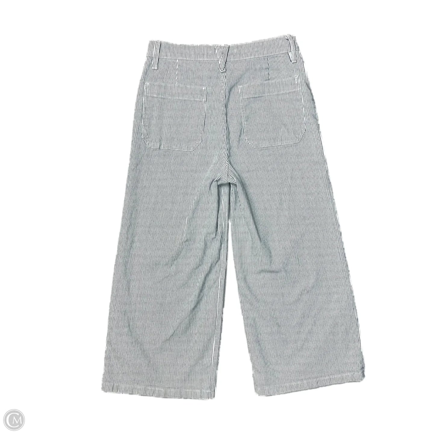 Pants Wide Leg By J. Crew In Striped Pattern, Size: 8