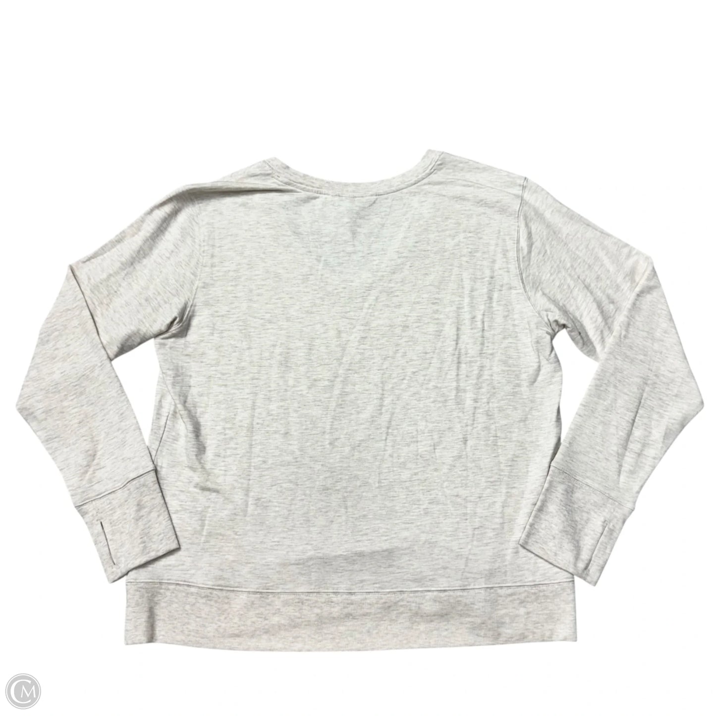 Athletic Sweatshirt Crewneck By Athleta In Beige, Size: Xl