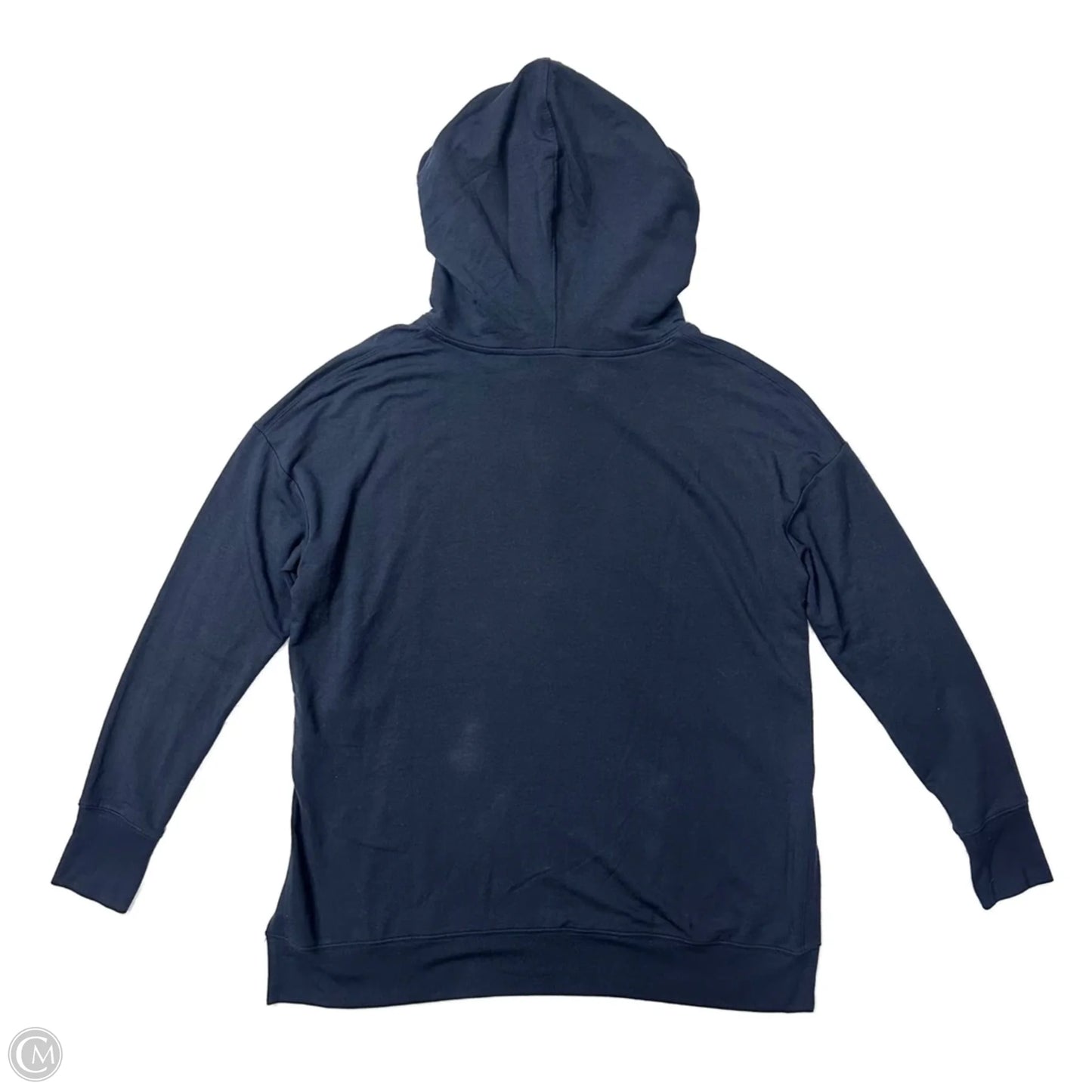 Athletic Sweatshirt Hoodie By Athleta In Navy, Size: L