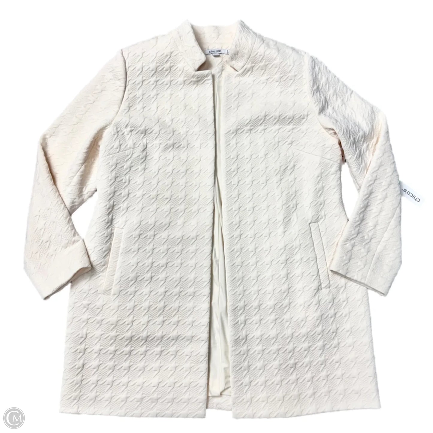 Jacket Other By Chicos In Cream, Size: L