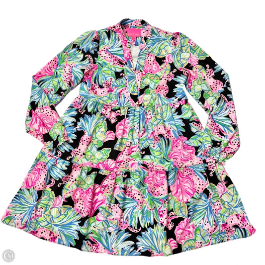 Dress Designer By Lilly Pulitzer In Animal Print, Size: Xs