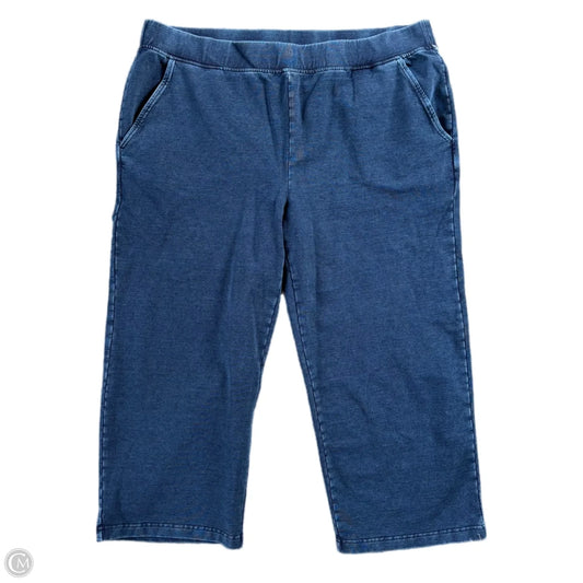 Pants Wide Leg By Chicos In Blue, Size: Xl