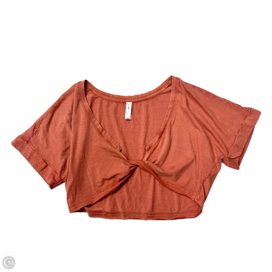 Top Short Sleeve By Daily Practice By Anthropologie In Red, Size: S
