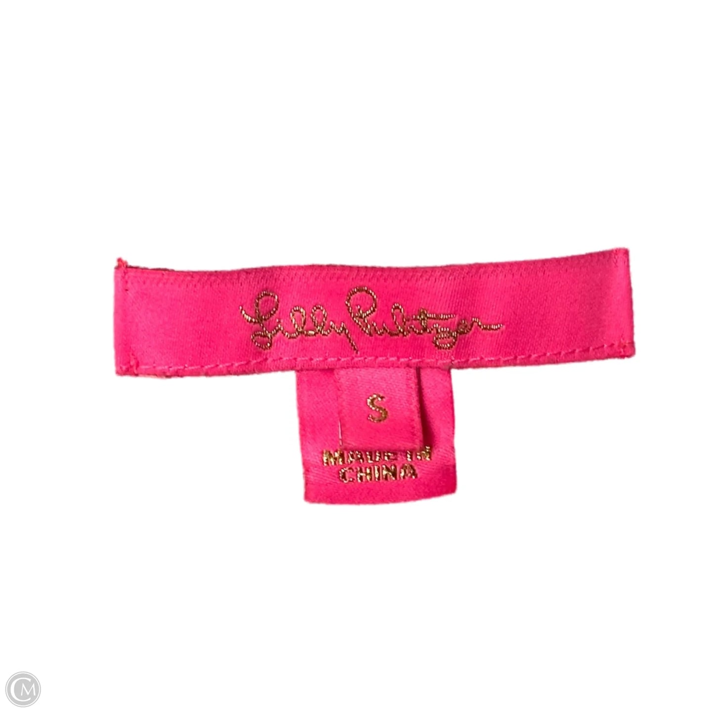 Top 3/4 Sleeve Designer By Lilly Pulitzer In Coral, Size: S