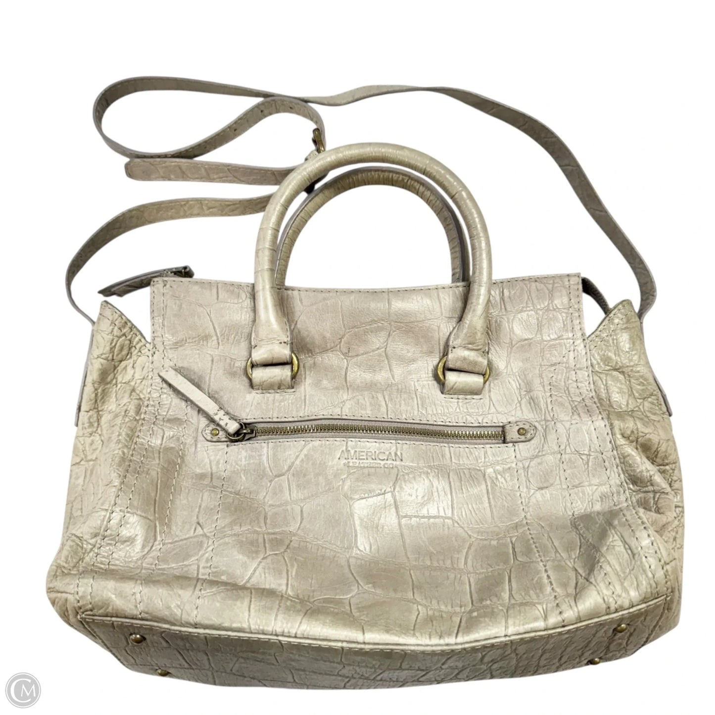 Handbag Leather By American Leather Co, Size: Medium