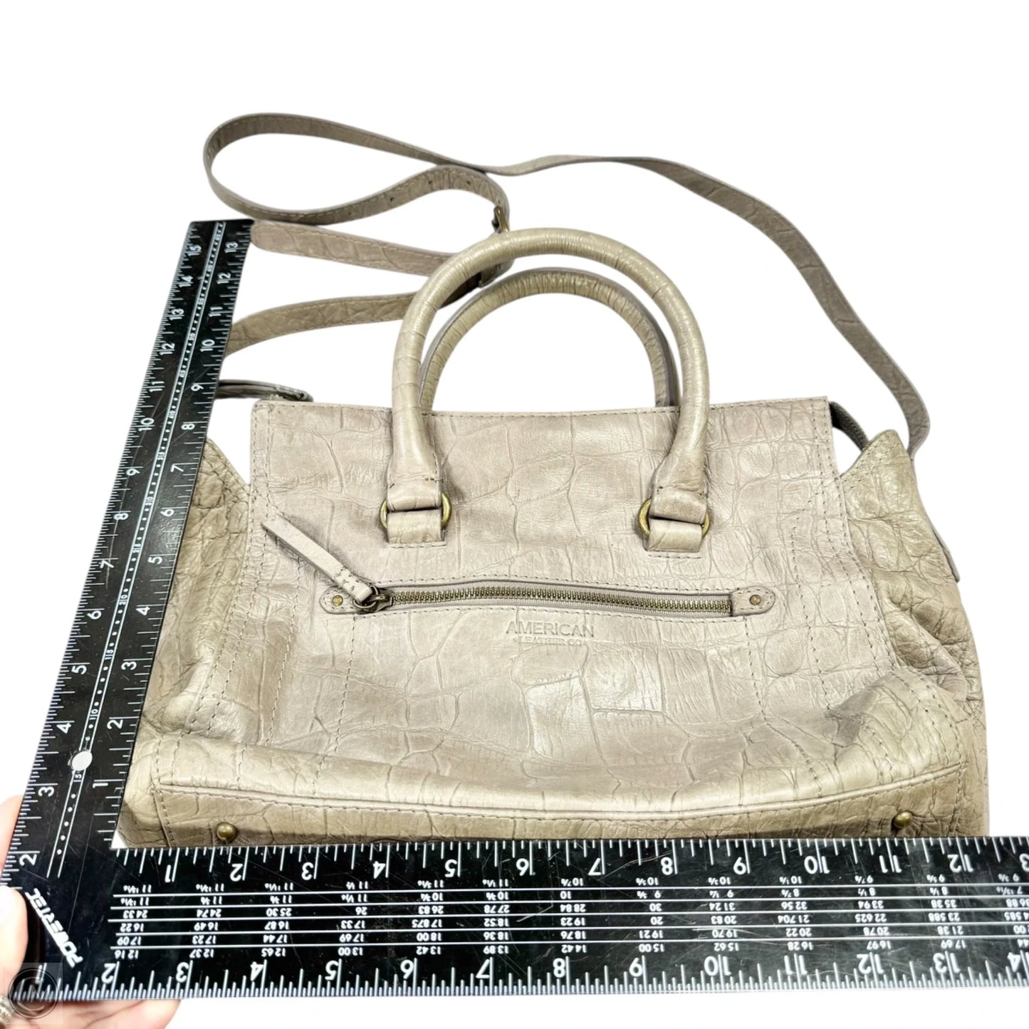 Handbag Leather By American Leather Co, Size: Medium