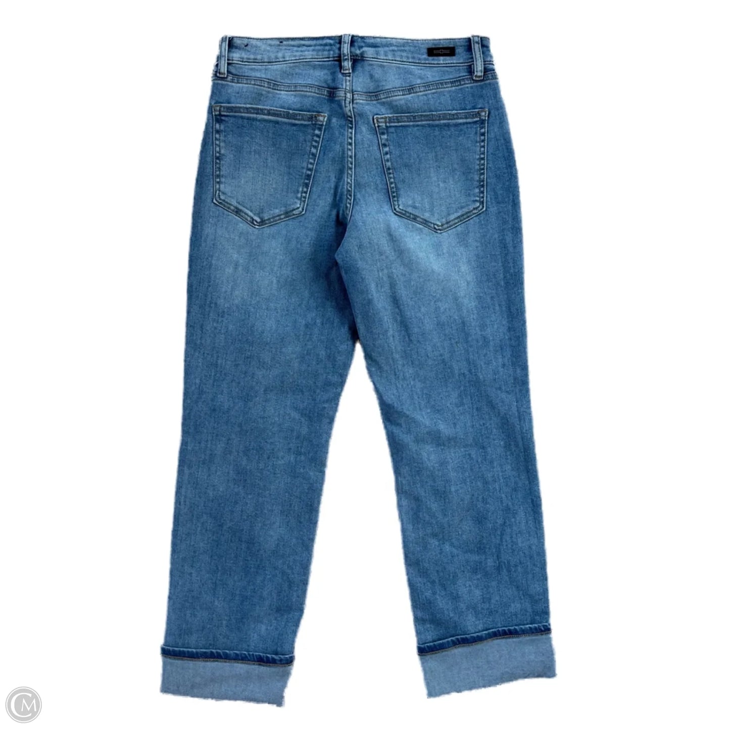 Jeans Boyfriend By Liverpool In Blue Denim, Size: 8
