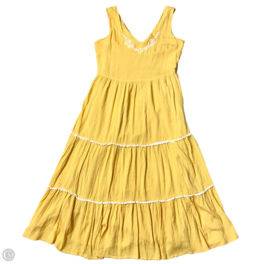 Dress Casual Midi By Joie In Yellow, Size: S