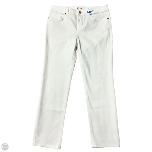 Jeans Luxury Designer By Loro Piana In White Denim, Size: 8