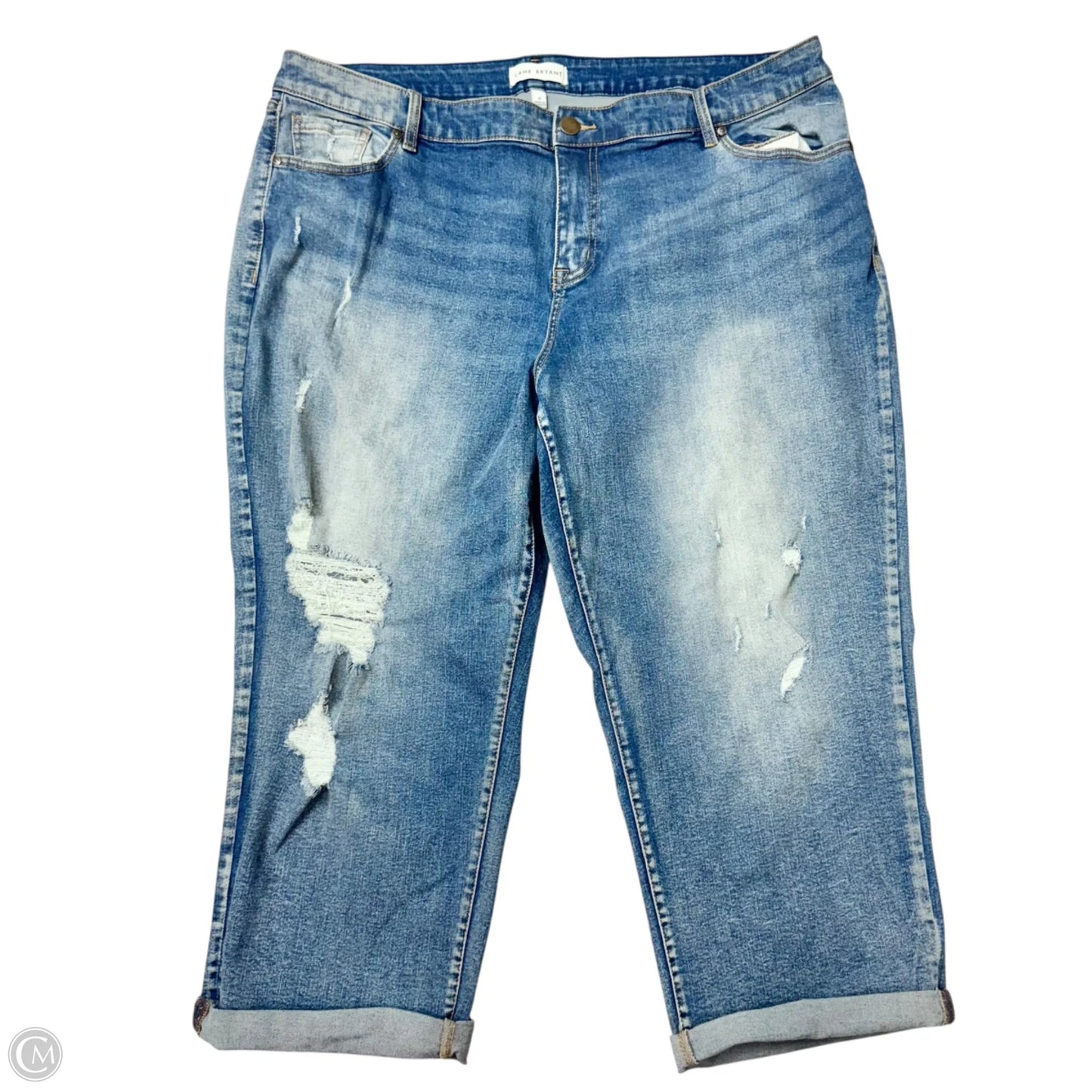 Jeans Boyfriend By Lane Bryant In Blue Denim, Size: 20