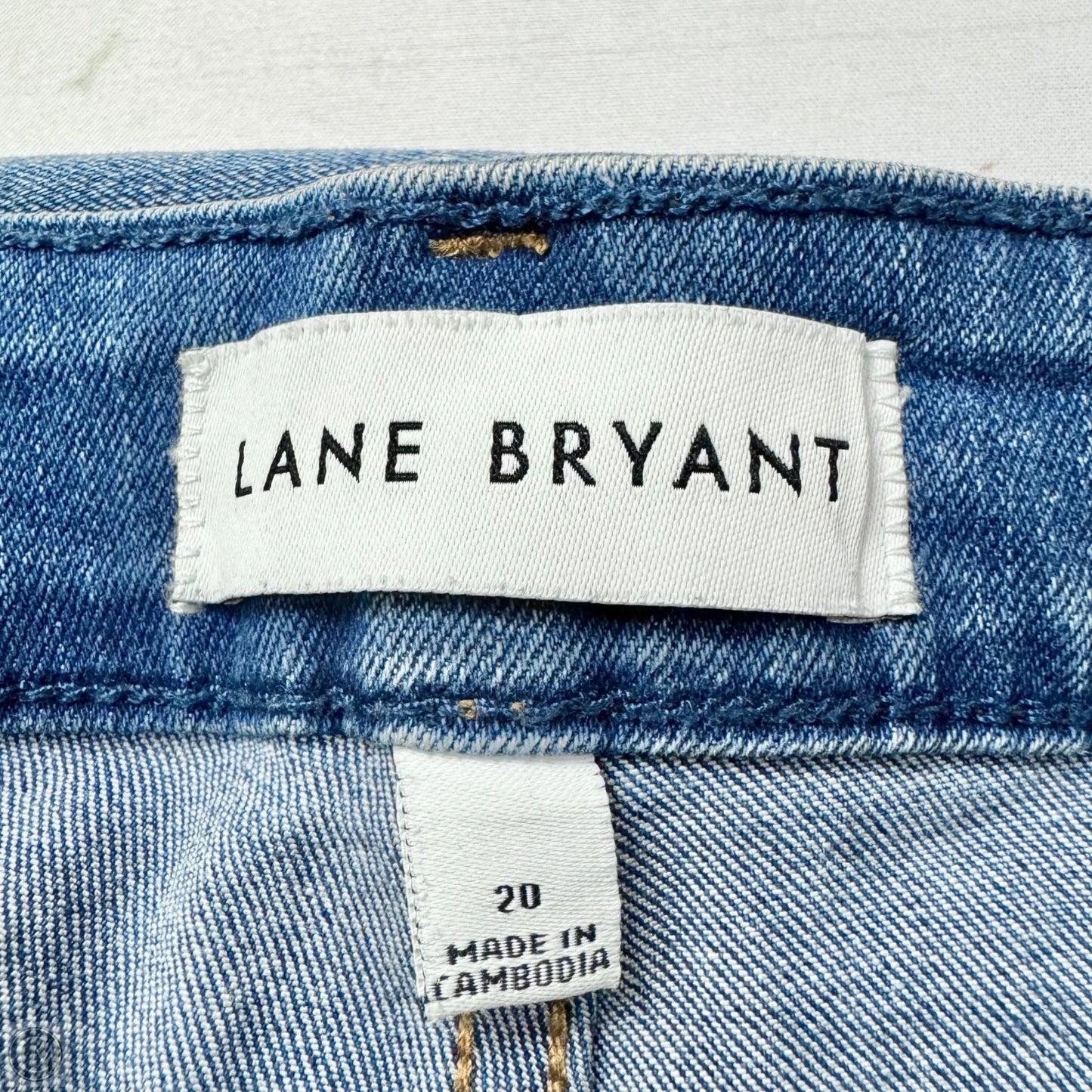 Jeans Boyfriend By Lane Bryant In Blue Denim, Size: 20