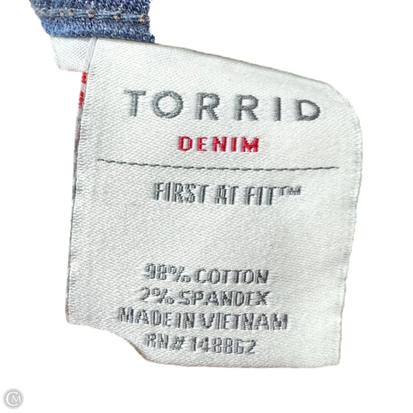 Jeans Boyfriend By Torrid In Blue Denim, Size: 20