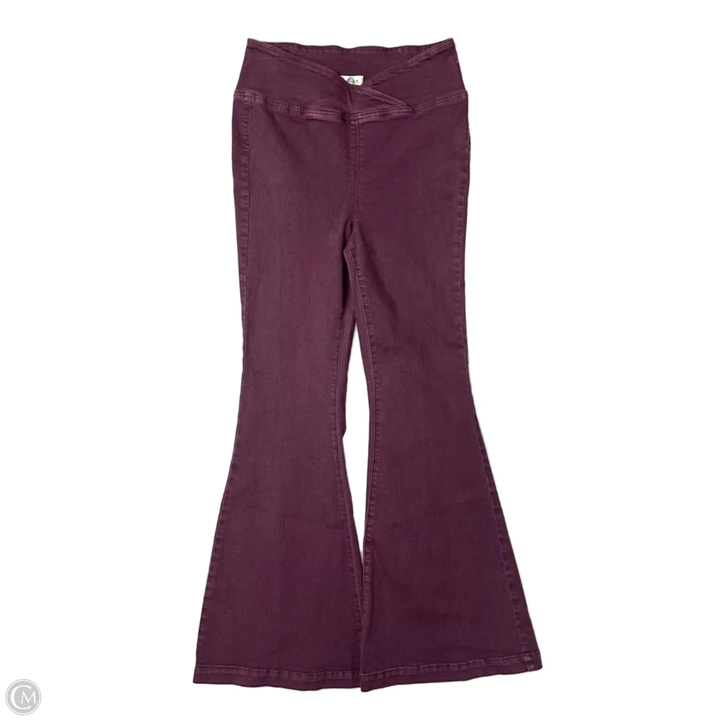 Jeans Flared By We The Free In Purple Denim, Size: 10