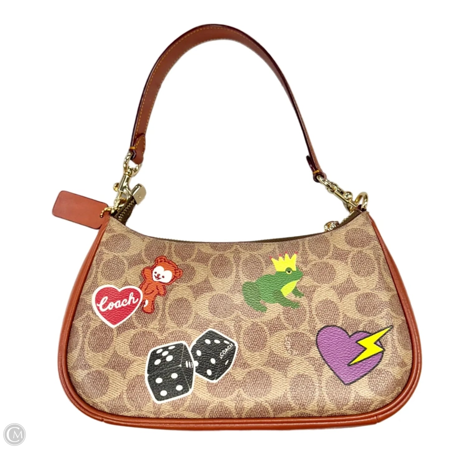 Handbag Designer By Coach, Size: Small