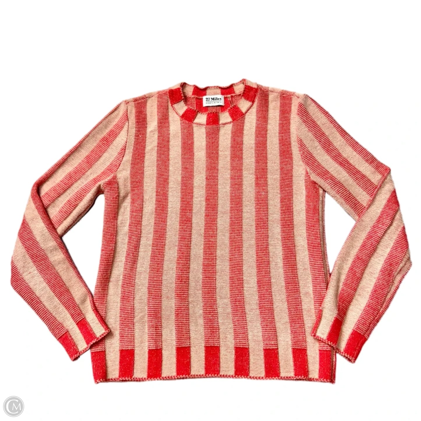 Sweater By 27 Miles Malibu In Striped Pattern, Size: S