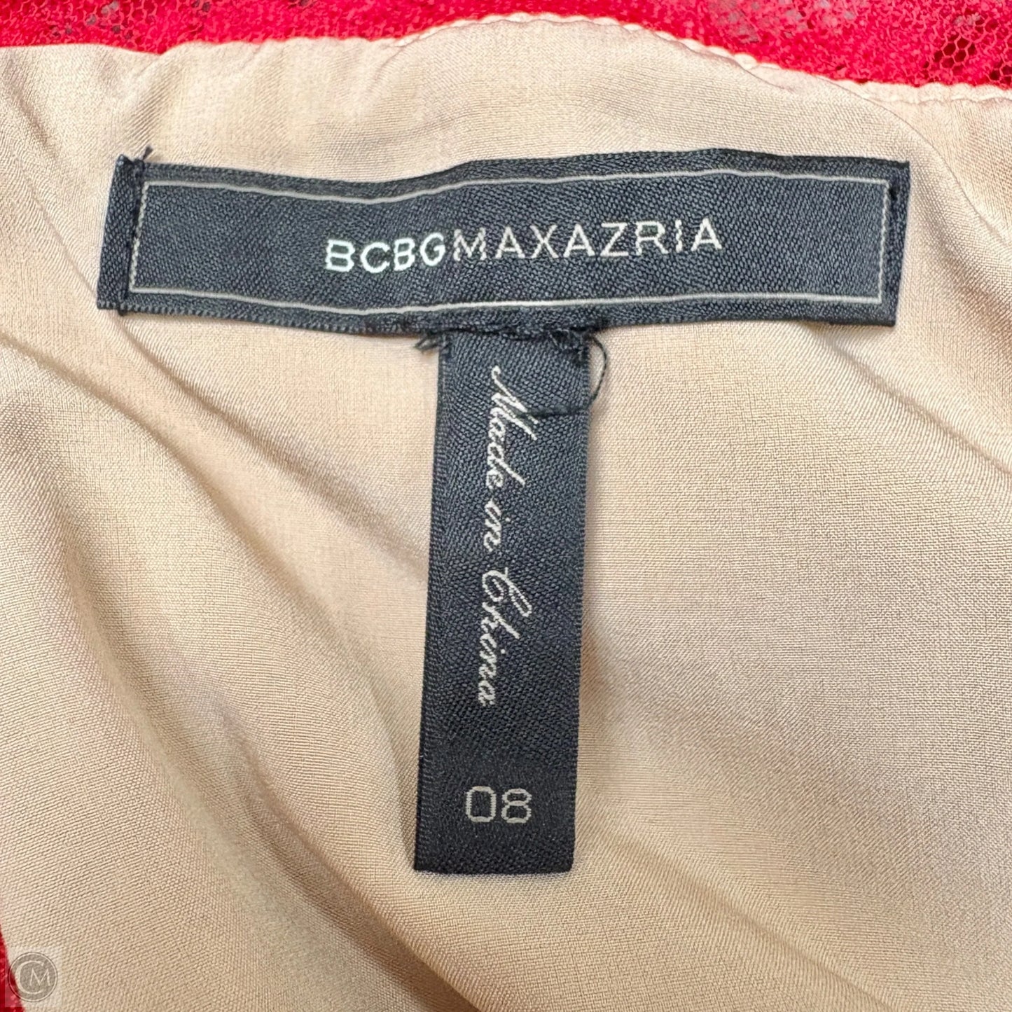 Dress Party Long By Bcbgmaxazria In Red, Size: M