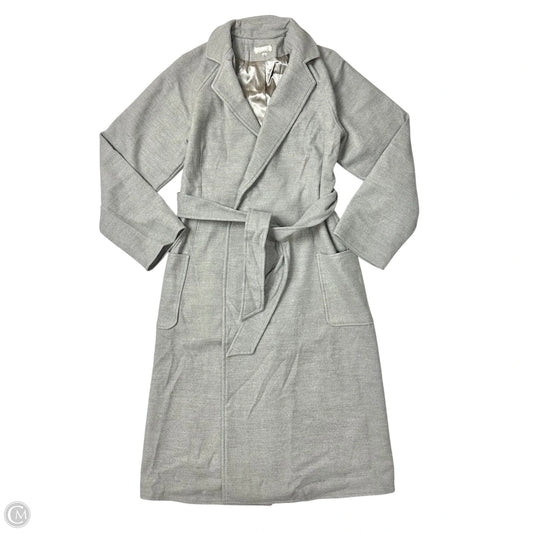 Coat Trench Coat By Rose Velvet, In Grey, Size: S