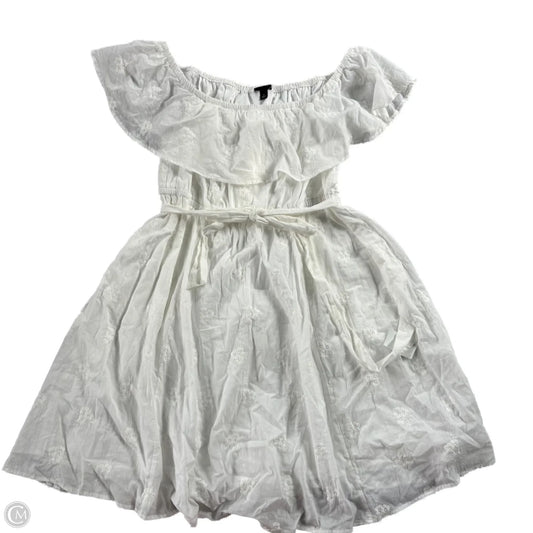 Dress Casual Midi By Torrid In White, Size: 1x