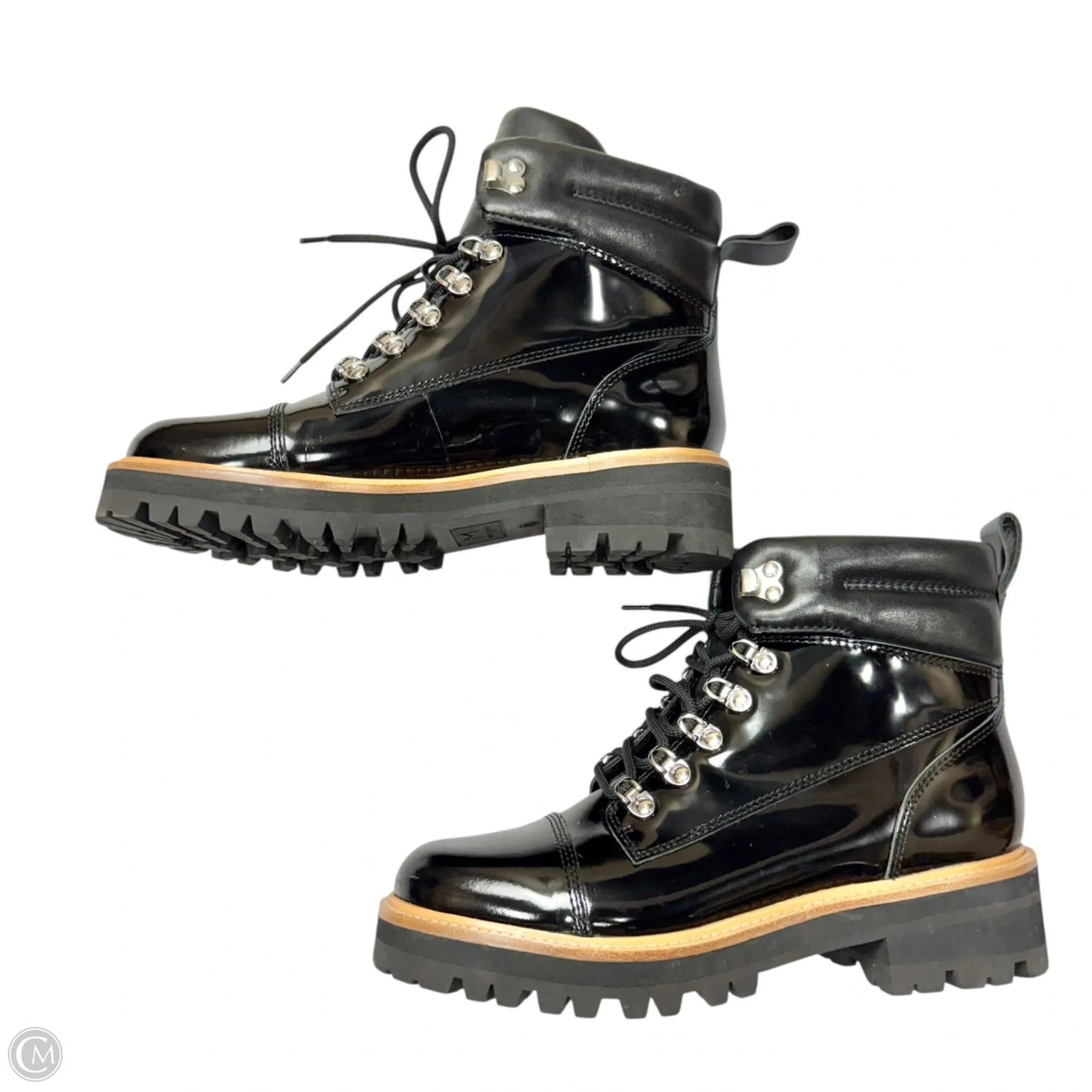 Boots Leather By Marc Fisher In Black, Size: 8.5