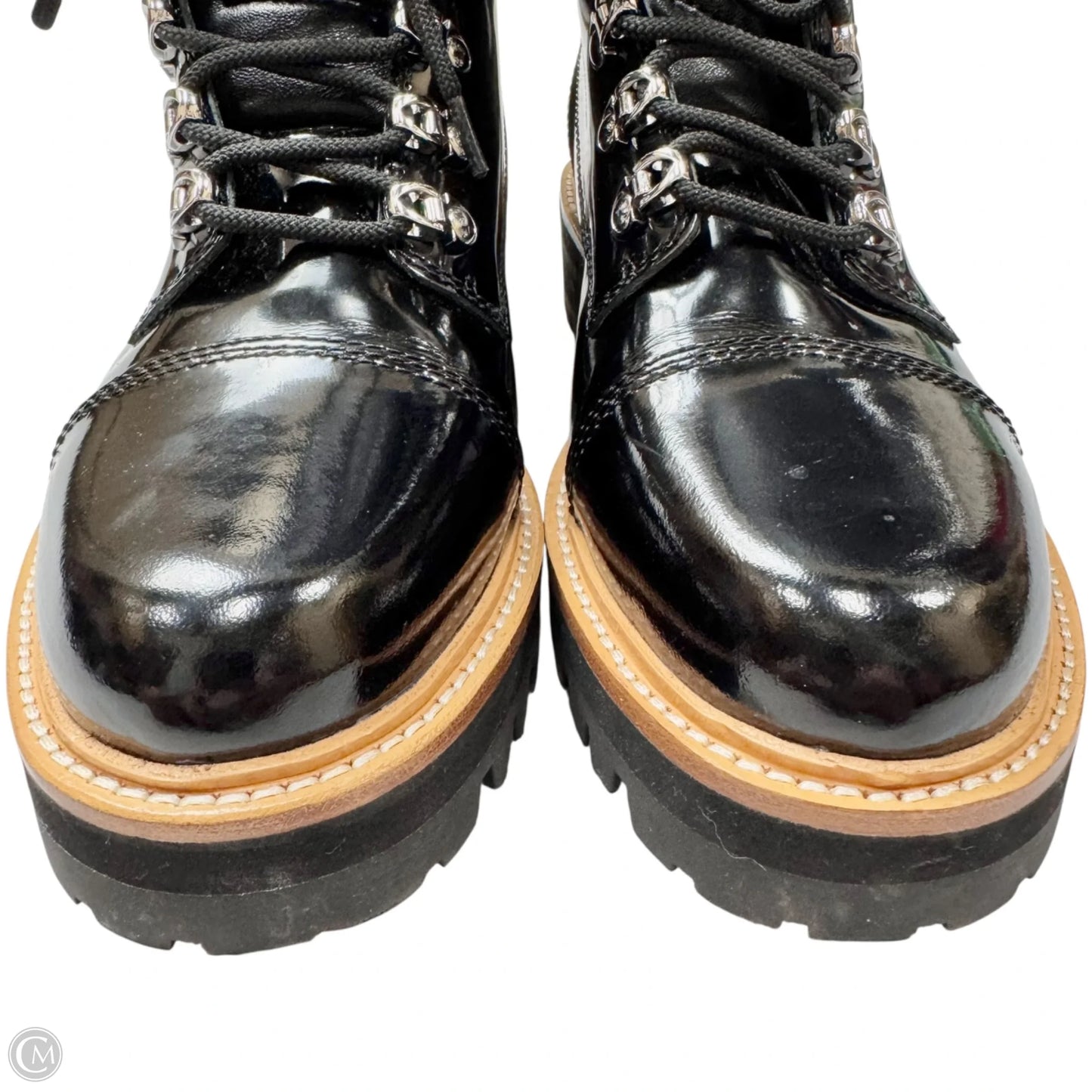 Boots Leather By Marc Fisher In Black, Size: 8.5