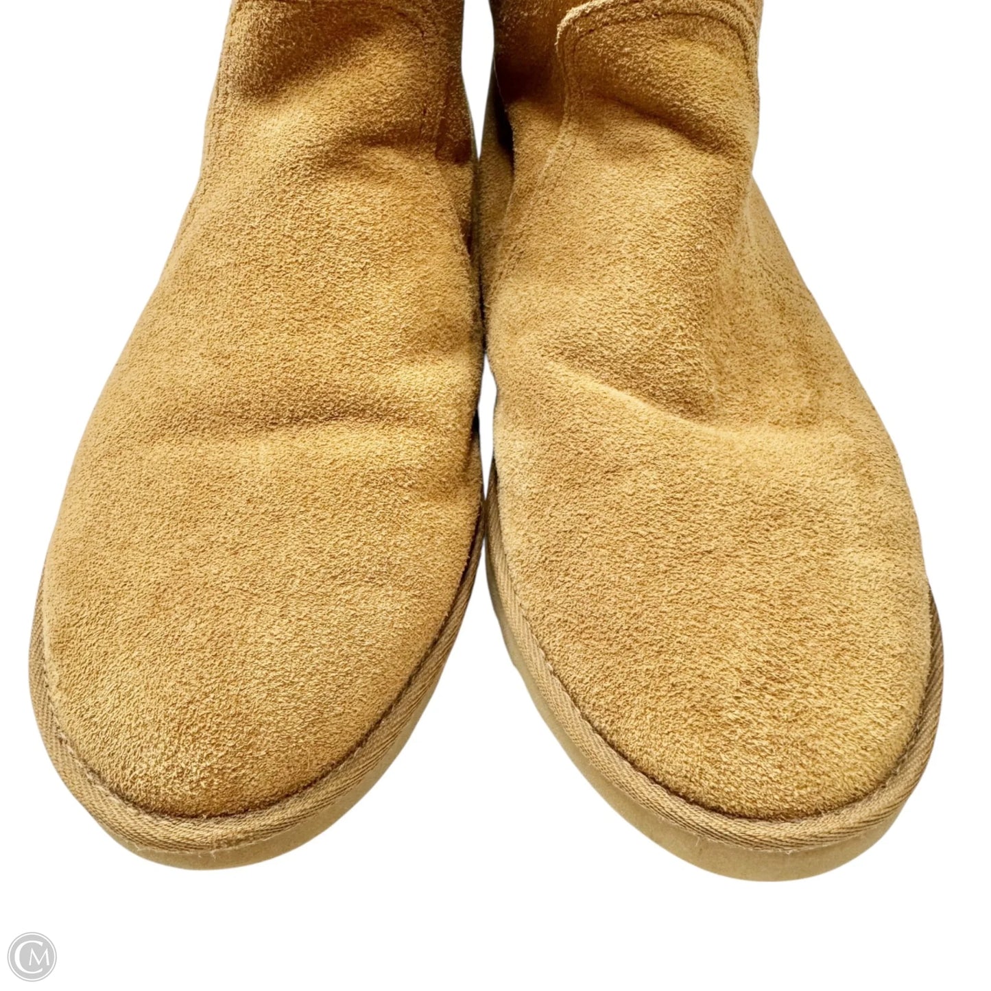 Boots Designer By Ugg In Brown, Size: 9