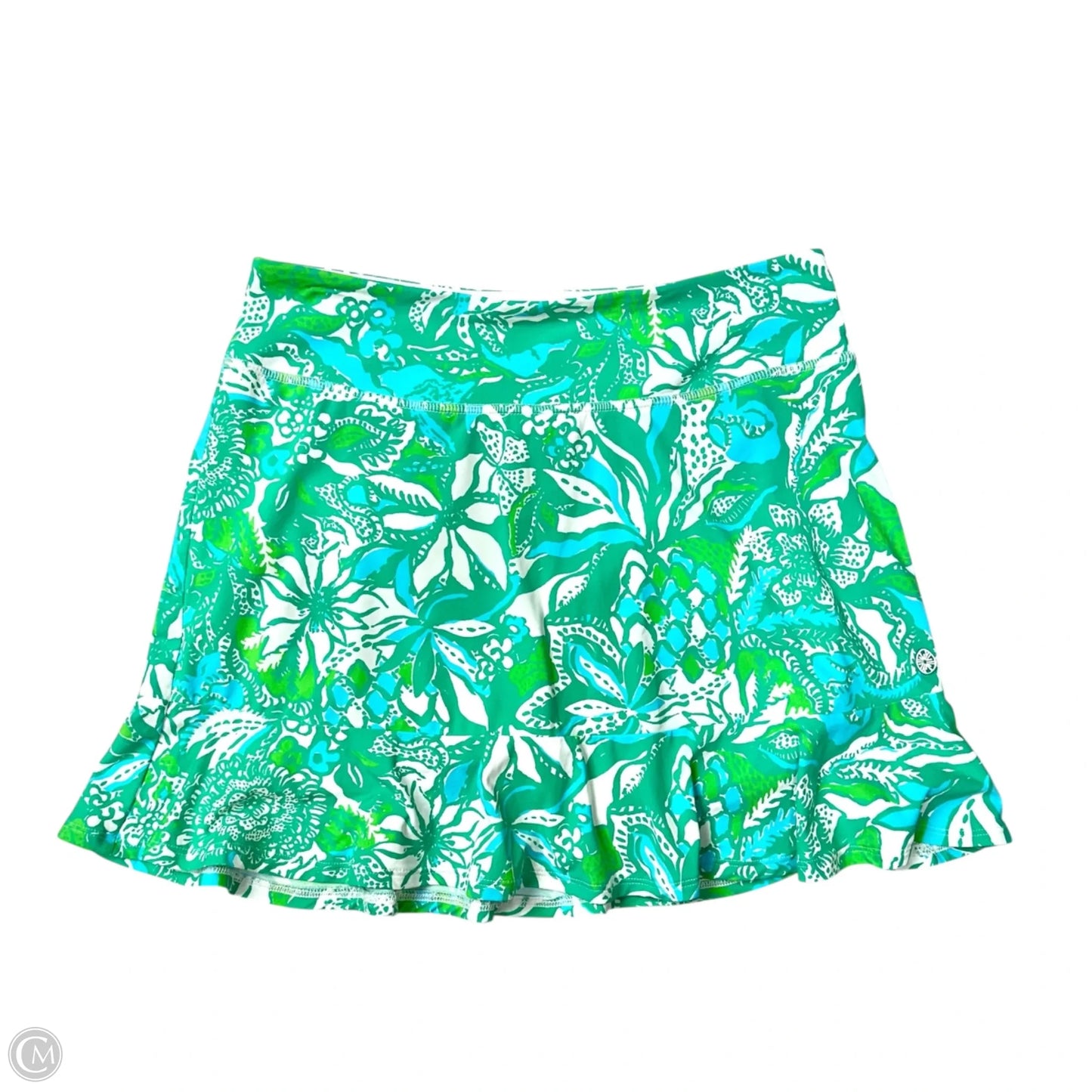 Skort Designer By Lilly Pulitzer In Floral Print, Size: M