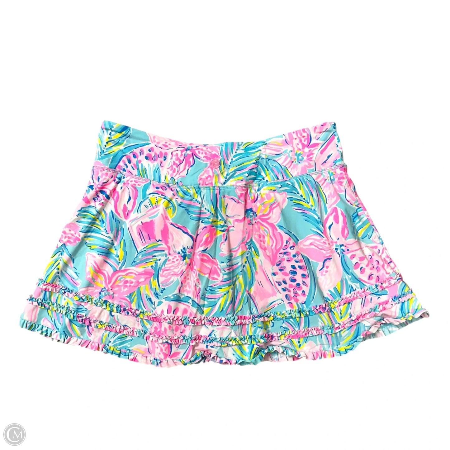 Skort Designer By Lilly Pulitzer In Floral Print, Size: M