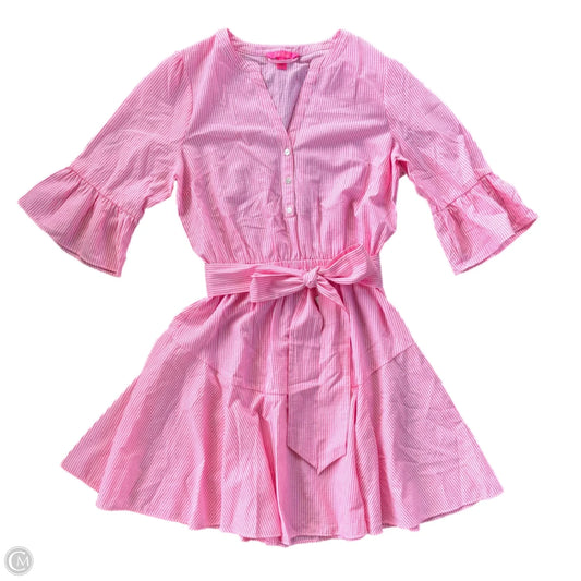 Dress Designer By Lilly Pulitzer In Striped Pattern, Size: M