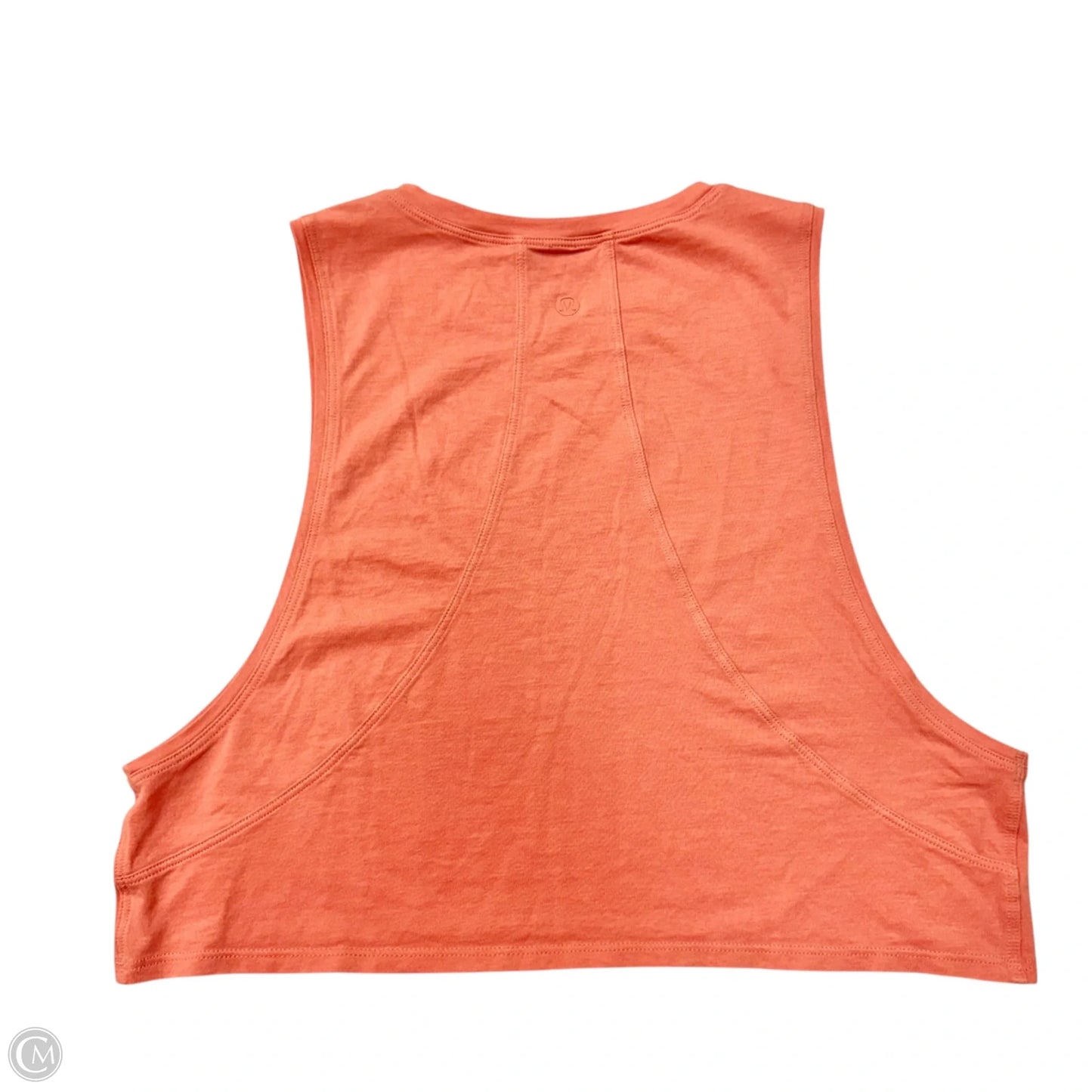 Athletic Tank Top By Lululemon In Orange, Size: S