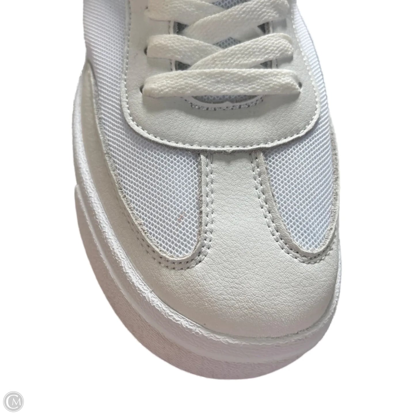 Shoes Sneakers By Pony In Green & White, Size: 7