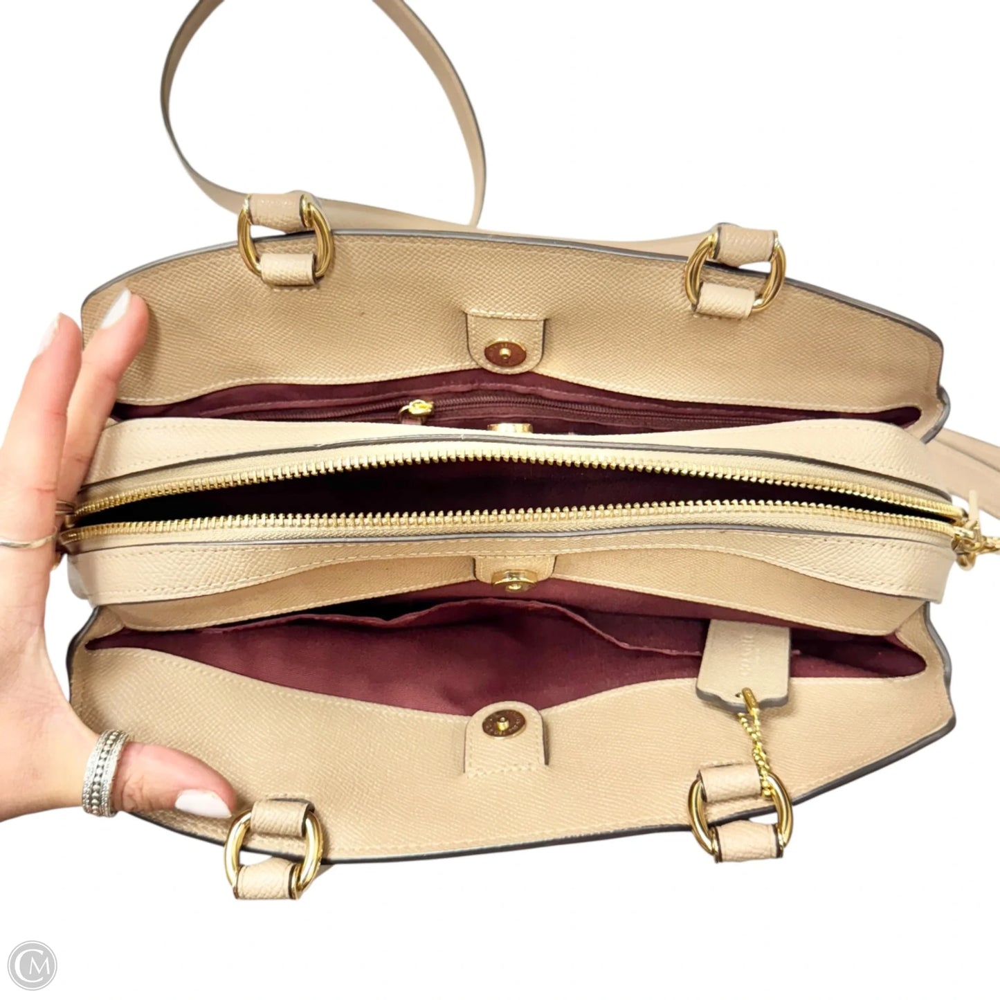 Handbag Designer By Coach, Size: Medium