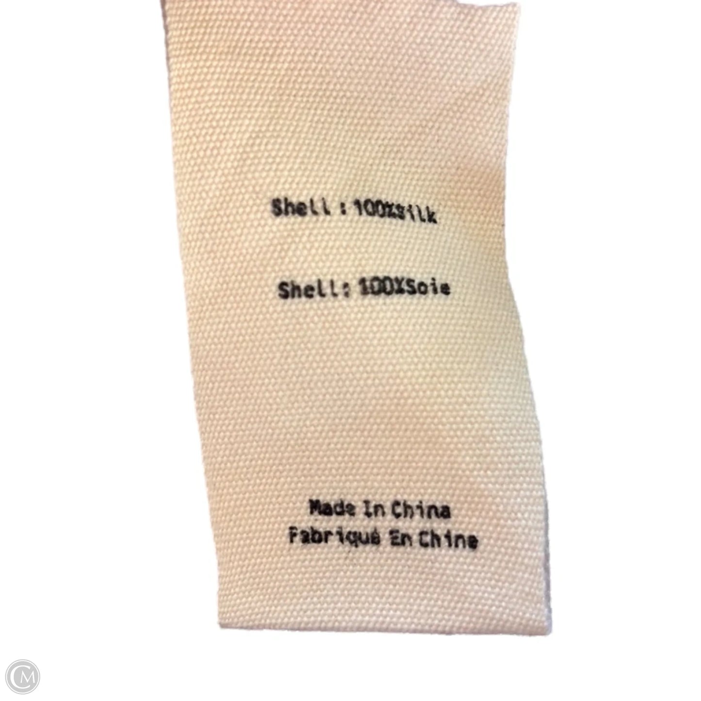 Blouse Long Sleeve By L Agence In Grey, Size: S