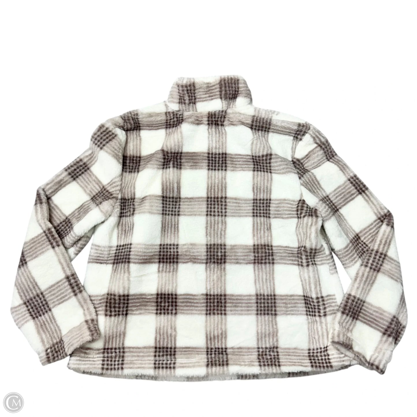 Sweatshirt Collar By Sunday In Brooklyn In Plaid Pattern, Size: M