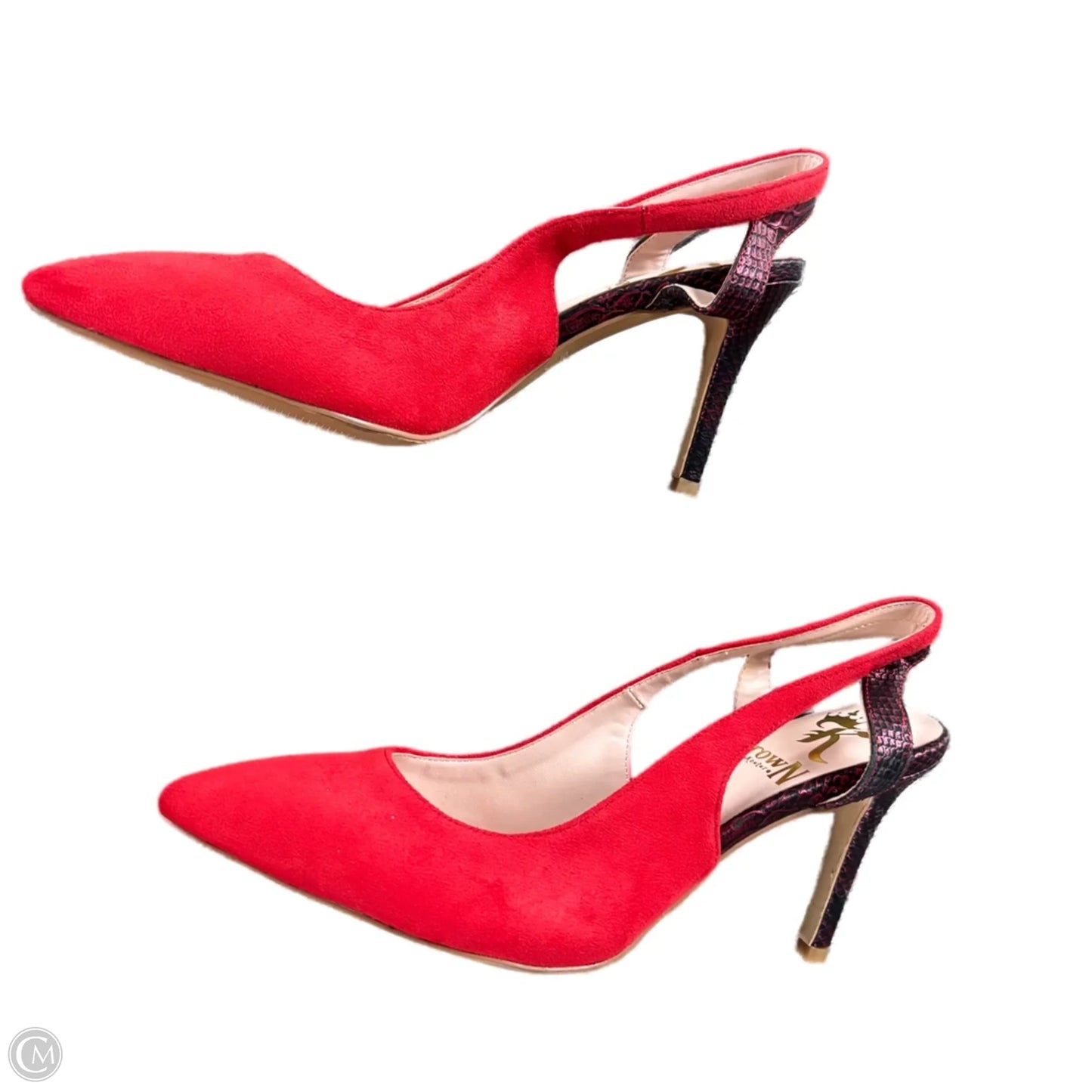 Shoes Heels Stiletto By Krown Kouture In Red, Size: 8.5