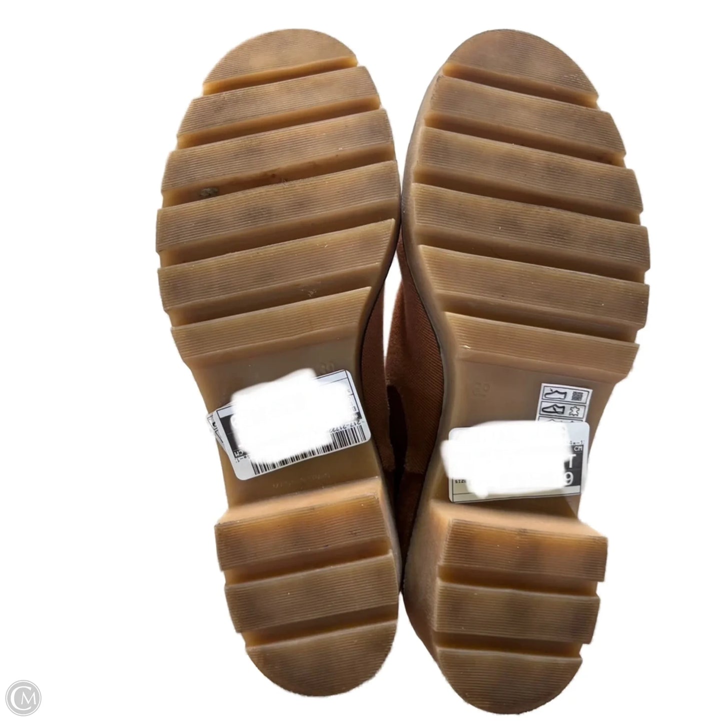 Boots Ankle Flats By Anthropologie In Brown, Size: 8.5
