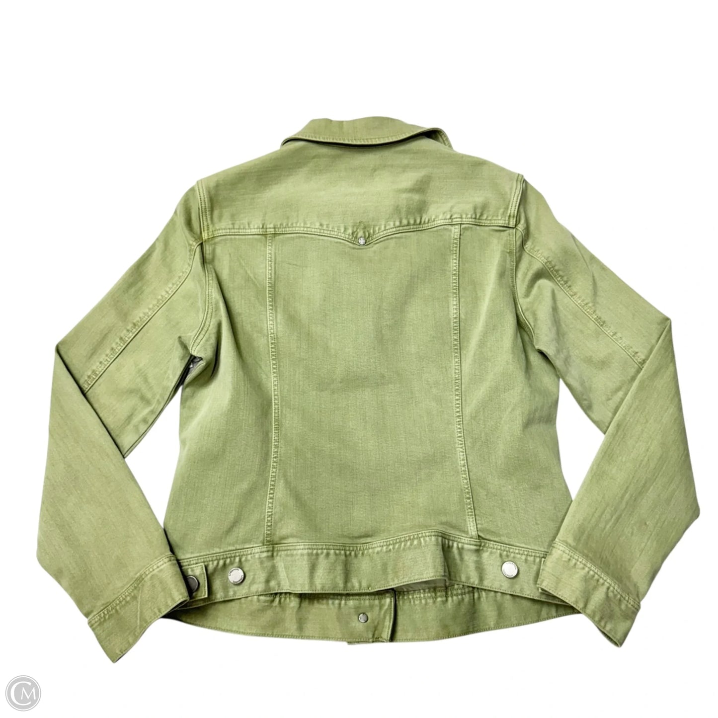Jacket Denim By Liverpool In Green Denim, Size: M