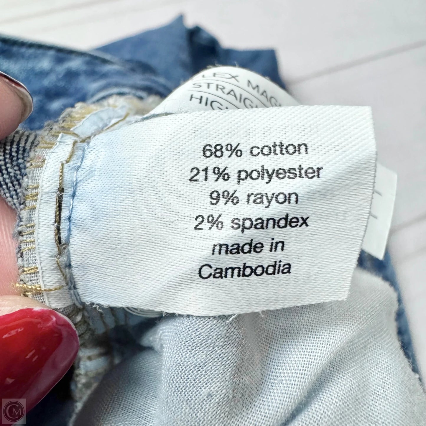 Jeans Straight By Lane Bryant In Blue Denim, Size: 20