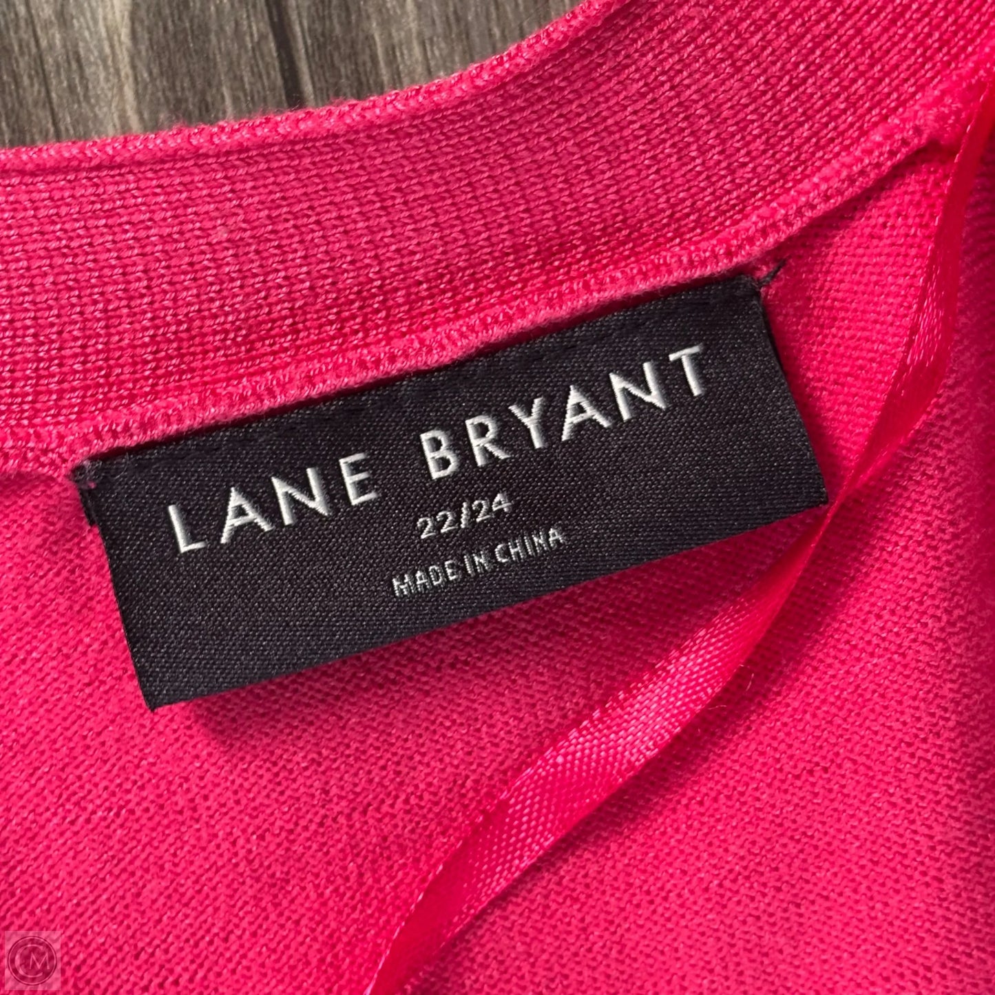 Cardigan By Lane Bryant In Pink, Size: 3x