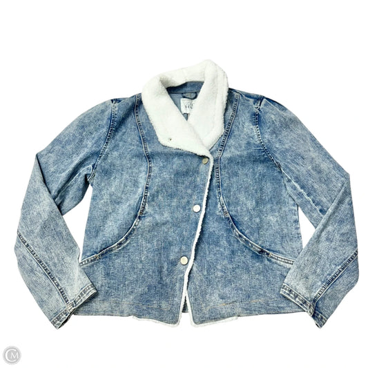 Jacket Denim By Logo In Blue Denim, Size: Xs