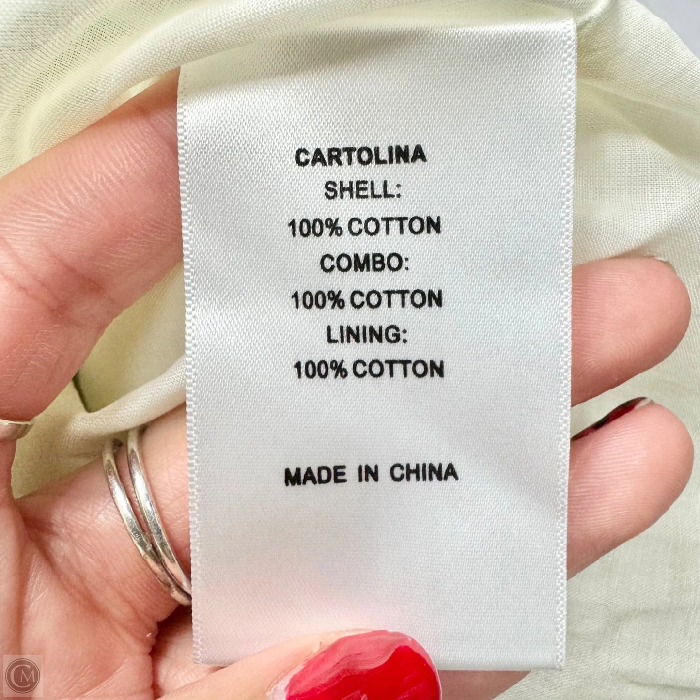 Skirt Maxi By Cartolina In Green & White, Size: Xs