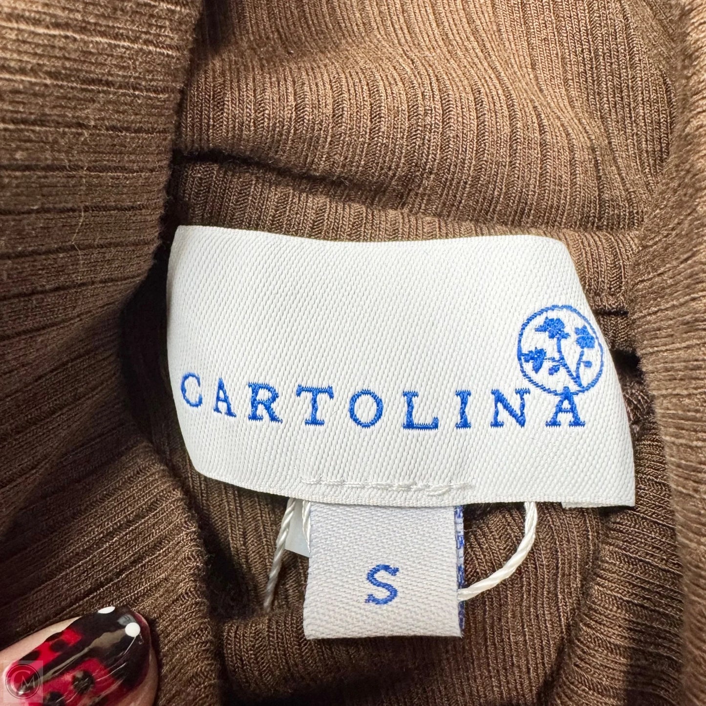 Dress Casual Short By Cartolina In Brown, Size: S