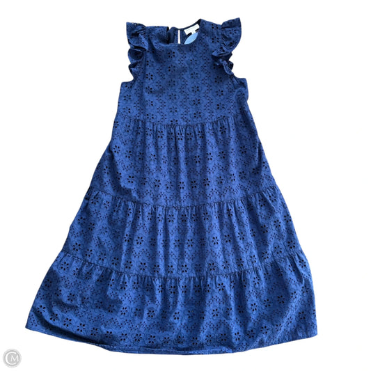 Dress Casual Midi By Cartolina Nantucket In Navy, Size: S