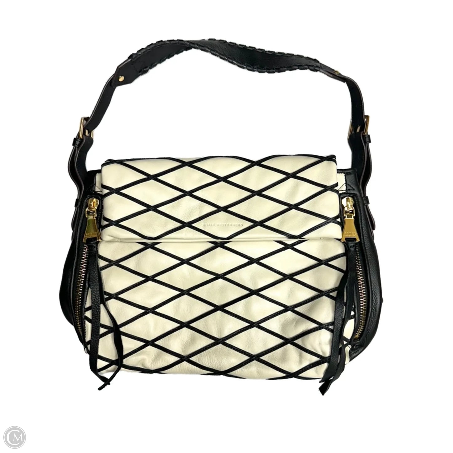 Handbag Leather By Aimee Kestenberg, Size: Medium
