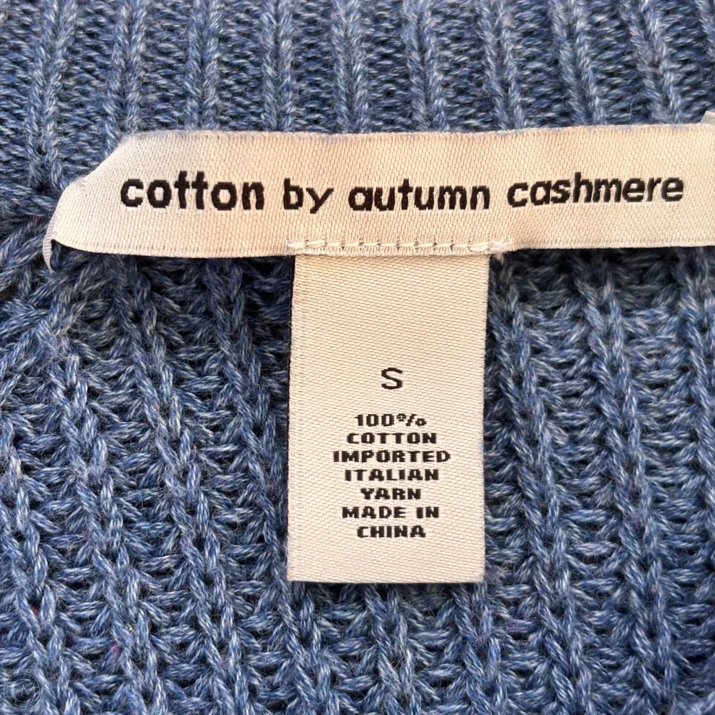 Sweater By Autumn Cashmere In Blue, Size: S
