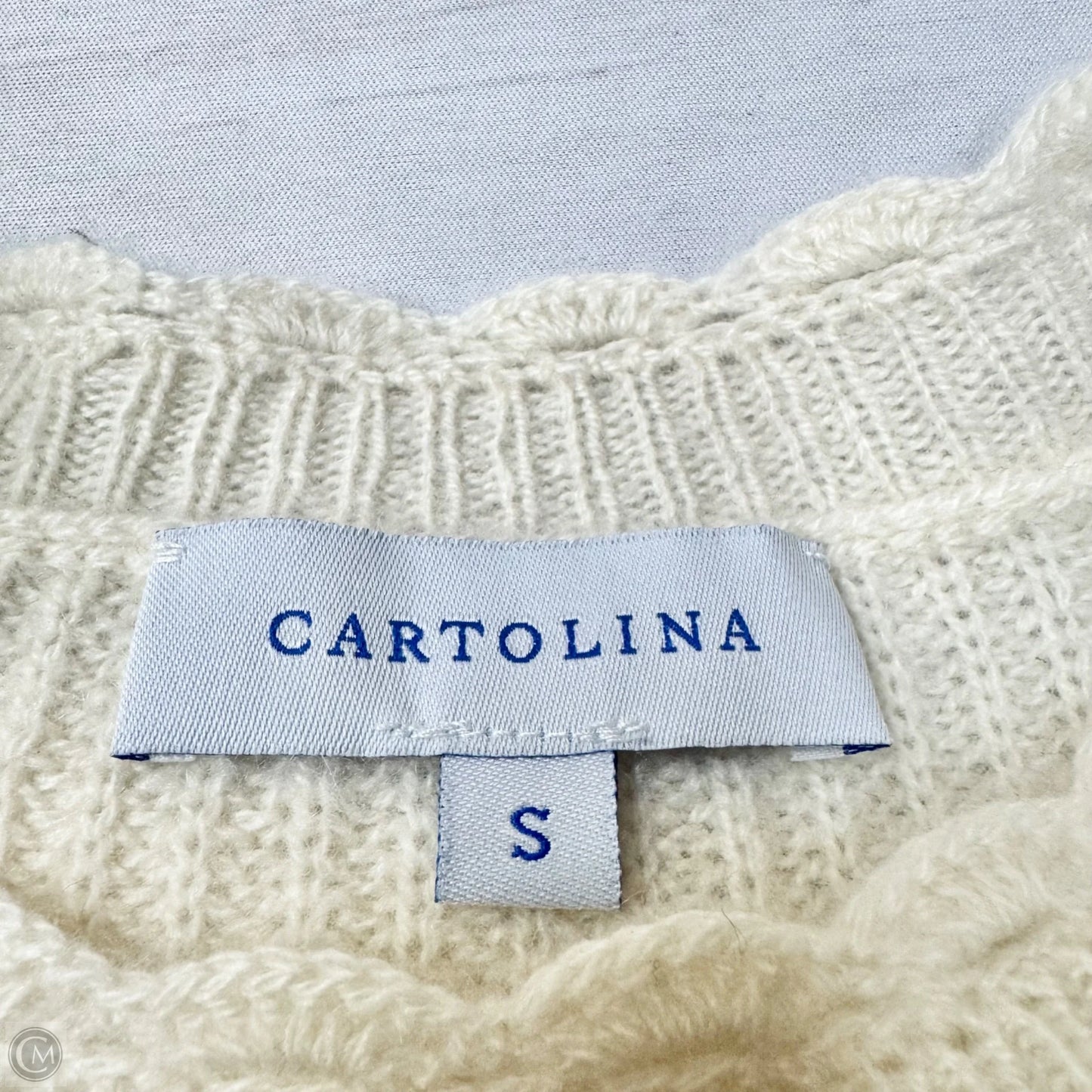 Sweater Cashmere By Cartolina In Cream, Size: S