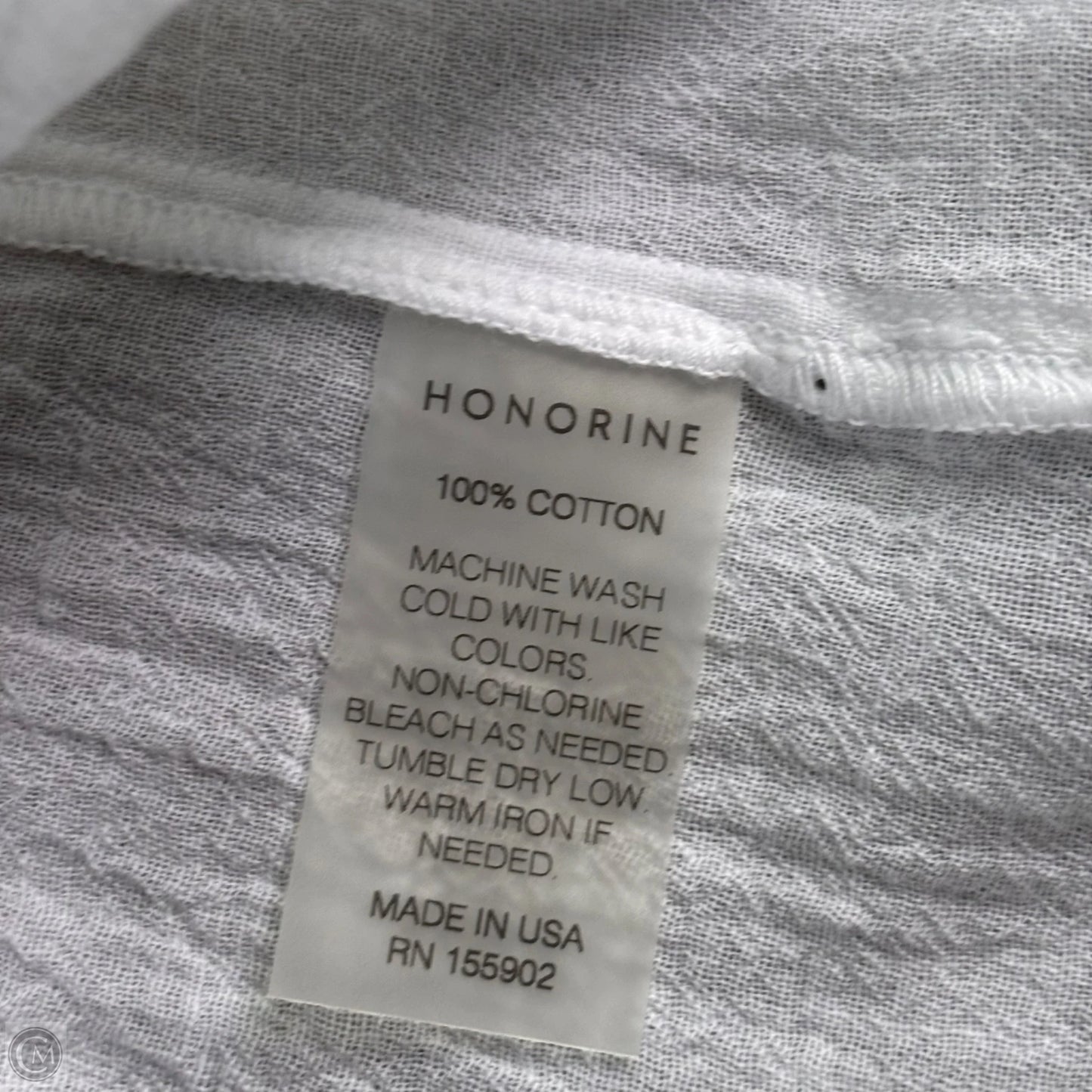 Top Sleeveless By Honorine In White, Size: L