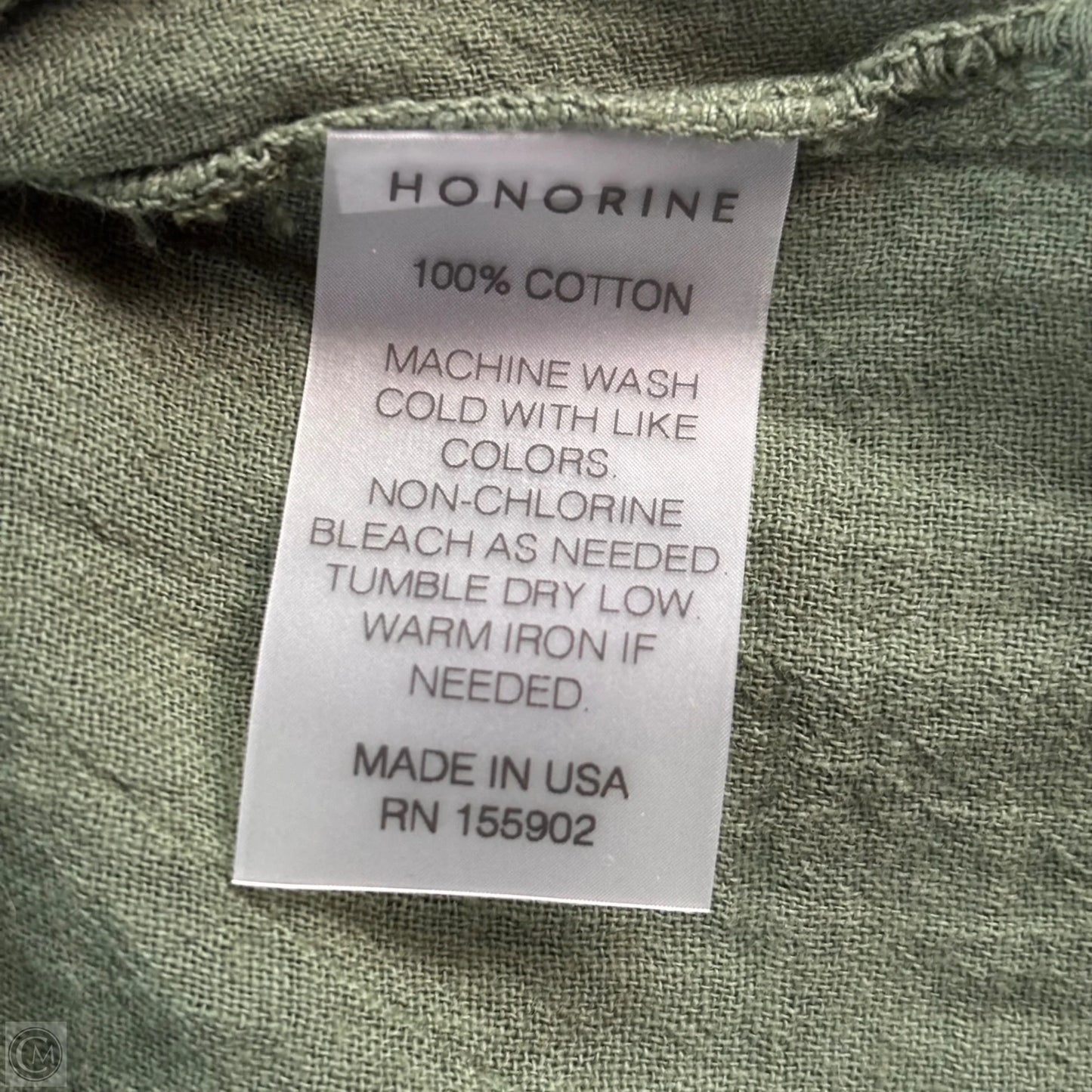 Top Sleeveless By Honorine In Green, Size: L