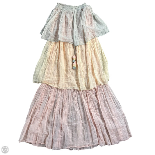 Dress Casual Maxi By Pq Swim In Multi-colored, Size: Xs/S