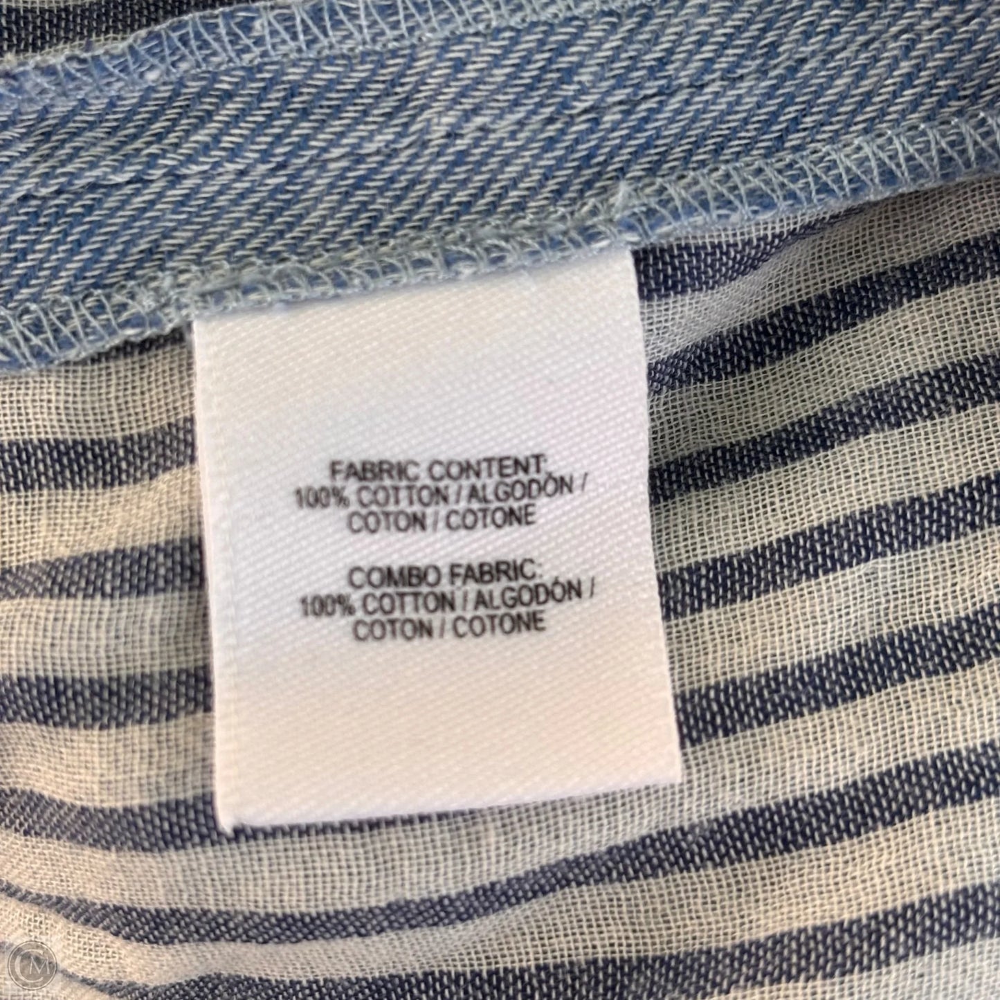 Top Long Sleeve Designer By Derek Lam In Blue, Size: S